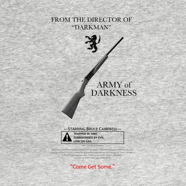 Army of Darkness Boomstick Poster by MakroPrints